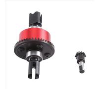 RC Pièces Voiture Compatible avec Arrma pour Felony pour Limitless pour Mojave pour Typhon pour Kraton pour Outcast 1/7 1/8 Pièces De Voiture RC Engrenage Principal Diff 43T AA02(Red)