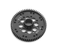 RC Pièces Voiture Compatible avec ARRMA pour Gorgon 1/10 Pièces De Mise À Niveau pour Voiture RC, Accessoires, Engrenage Droit en Acier Et Métal 32P 61T, Engrenage Principal