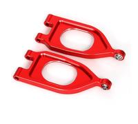RC Pièces Voiture Compatible avec Arrma pour Gorgon 1/10 RC Bras De Suspension Supérieur Avant en Aluminium, Pièces Mise À Niveau Voiture, Accessoires Remplacement(Red)