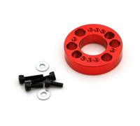 RC Pièces Voiture Compatible avec ARRMA pour Gorgon 2WD 1/10 RC Camion, Pièces De Mise À Niveau, Accessoires De Remplacement, Support De Moteur en Alliage Résistant À La Chaleur(Red)