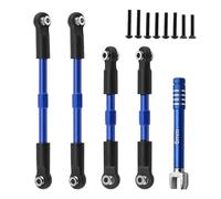 RC Pièces Voiture Compatible avec ARRMA pour Gorgon pour VORTEKS 1/10 RC, Pièces De Mise À Niveau Voiture, Jeu Maillons Cambrure Bout Métallique, Direction Précision Réglable
