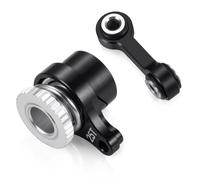 RC Pièces Voiture Compatible avec ARRMA pour Granit pour GROM 1/18 RC, Pièces De Mise À Niveau De Voiture, Bras Servo 25T en Alliage D'aluminium avec Biellette De Liaison De Direction