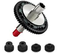 RC Pièces Voiture Compatible avec ARRMA pour Granite pour Senton pour Vorteks Big pour Rock 1/10 RC Voiture Pièces Jeu d'embrayage À Glissement Acier 57T avec Pignons 20T 21T