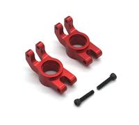RC Pièces Voiture Compatible avec ARRMA pour Granite pour Typhon pour Gorgon pour Grom 1/16 RC Voiture Pièces Upgrade Support Arrière Métallique-Cupule Arrière(Red)