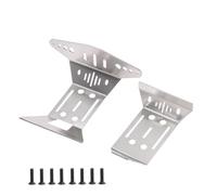 RC Pièces Voiture Compatible avec Arrma pour Grom pour Granite pour Vorteks 1/16 RC Voiture Pièces Upgrade Jeu De Protections De Pare-Chocs Avant Et Arrière en Acier Inoxydable