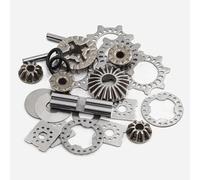 RC Pièces Voiture Compatible avec ARRMA pour KRATON pour BIG Rock pour Mojave EXB 1/7 1/8 RC Voiture Pièces Upgrade 1 Jeu Pignons Différentiel Avant Et Arrière en Alliage