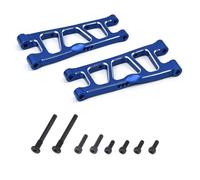 RC Pièces Voiture Compatible avec ARRMA pour Mini pour Kraton 1/16 RC, Pièces De Mise À Niveau De Voiture, Accessoires De Remplacement, Kit De Bras Inférieur Arrière en Métal(Blue)