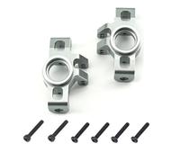 RC Pièces Voiture Compatible avec ARRMA pour Mini pour Kraton 1/16 RC, Pièces De Mise À Niveau De Voiture, Accessoires De Remplacement, Kit De Tasse De Direction en Métal(Gray)