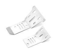 RC Pièces Voiture Compatible avec Arrma pour Mojave pour Grom 1/14 RC Car Upgrade Parts Acier Inoxydable Avant Arrière pour Châssis Protecteur 2 Pièces