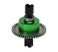 RC Pièces Voiture Compatible avec Arrma pour Mojave pour Kraton pour Typhon pour Outcast pour Talion 1/7 1/8 RC Voiture Pièces Assemblé Central Différentiel Spur Engrenage Set(Green,46t)