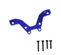 RC Pièces Voiture Compatible avec ARRMA pour Typhon pour Grom Mega 380 1/18 RC Plaque D'amortisseur Avant en Alliage D'aluminium 7075, Support(Blue)
