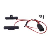 RC Pièces Voiture Compatible avec ARRMA pour Typhon pour GROM Mega 380 Brossé 4X4 1/18 RC, Pièces De Mise À Niveau, Projecteur Avant 5V, Système D'éclairage De Feu Arrière