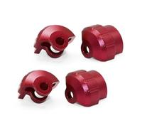 RC Pièces Voiture Compatible avec ARRMA pour Typhon pour Kraton pour Outcast pour Notorious pour Talion 6S pour BLX 1/8 Voiture Télécommandée Pièces Protecteur Amortisseurs(Red)