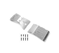 RC Pièces Voiture Compatible avec ARRMA Quake 1/10 RC Voiture Pièces Upgrade Protecteur De Châssis Avant Arrière Acier Inoxydable