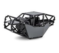 RC Pièces Voiture Compatible avec Axial pour SCX10 1/10 RC, Pièces De Mise À Niveau Voiture, Matériau Spécial, Cadre Corps Cage roulettes pour Kit Châssis(Gray)