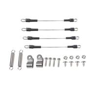 RC Pièces Voiture Compatible avec Axial pour SCX10 90046 pour Traxxas pour TRX4 D90 D110 1/10 Pièces Upgrade Crawler RC Kit Câble Acier Décoration