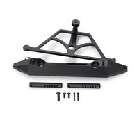 RC Pièces Voiture Compatible avec Axial pour SCX10 I III pour Wrangler pour Gladiator 1/10 RC Crawler Voiture Pièces Upgrade Métal Arrière Pare-Chocs Spare Pneu Rack(Black)