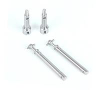 RC Pièces Voiture Compatible avec Axial pour SCX24 AX24 XC-1 1/24 RC, Pièces De Mise À Niveau De Voiture sur Chenilles, Axe Avant en Acier Inoxydable CNC, Arbre D'entraînement CVD