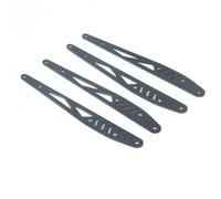 RC Pièces Voiture Compatible avec Axial RBX10 pour RYFT 1/10 RC, Pièces De Mise À Niveau De Voiture, Motif en Fiber De Carbone, Plaque De Renforcement du Lien Inférieur Arrière