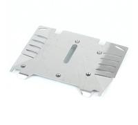 RC Pièces Voiture Compatible avec Axial RBX10 pour RYFT 1/10 RC, Pièces De Mise À Niveau sur Chenilles Plaque Antidérapante en Acier Inoxydable pour Protection Châssis