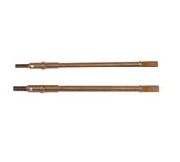 RC Pièces Voiture Compatible avec Axial SCX6 1/6 RC, Pièces De Mise À Niveau De Voiture sur Chenilles, Accessoires en Acier Dur, Axe AR90, Jeu D'arbres D'entraînement De L'essieu Arrière