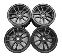 RC Pièces Voiture Compatible avec DGX pour Sakura pour La Série pour Tamiya pour 1/10 RC Voitures Tout-Terrain Pièces De Mise À Niveau 4 Pneus Jante Roue Moyeu 24mm
