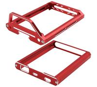 RC Pièces Voiture Compatible avec Flysky Noble NB4 Pièces Upgrade RC Support Cadre Métallique De Protection D'écran Et Support De Base Protecteur(Red)