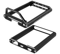 RC Pièces Voiture Compatible avec Flysky Noble NB4 Pièces Upgrade RC Support Cadre Métallique De Protection D'écran Et Support De Base Protecteur(Black)