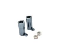 RC Pièces Voiture Compatible avec FMS FCX24M pour Camel Cup D90 pour Defender First pour Range pour Rover 1/24 RC Pièces De Mise À Niveau Voiture Arrière en Métal(Silver)