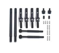 RC Pièces Voiture Compatible avec FMS pour FCX24 XQ pour FCX18 1/24 RC Voiture Pièces Upgrade Pièces D'essieu Avant Et Arrière Métal