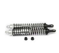 RC Pièces Voiture Compatible avec Hsp pour Hpi pour Losi pour Axial 1/8 Rc Voiture pour Buggy Huile Réglable 140mm Amortisseur en Aluminium(Silver)