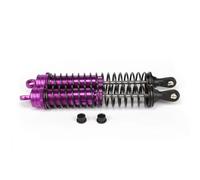 RC Pièces Voiture Compatible avec Hsp pour Hpi pour Losi pour Axial 1/8 Rc Voiture pour Buggy Huile Réglable 140mm Amortisseur en Aluminium(Purple)