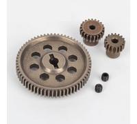 RC Pièces Voiture Compatible avec HSP pour Redcat pour Volcano EPX Exceed 1/10 RC, Pièces De Voiture, Différentiel en Acier 64T, Engrenage À Pignon Droit 17T 21T 26T 29T