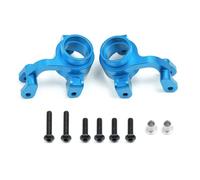 RC Pièces Voiture Compatible avec Hyper for GO pour MJX 7303 1/7 RC, Pièces De Mise À Niveau Voiture, Modification en Métal Rechange pour Bras Oscillant, Tige Traction, Tasse Direction(Blue)