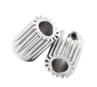 RC Pièces Voiture Compatible avec Les Pièces De Mise À Niveau Hotend De L'extrudeuse D'imprimante 3D 1 À 5 Pièces DDG Pignon en Acier Inoxydable 5mm/0.5M 17T pour Roue D'extrusion(1pcs)
