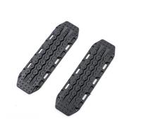 RC Pièces Voiture Compatible avec Les Voitures RC À Échelle 1/18 1/24, Pièces De Mise Niveau, Modification Rechange, 2 pour Mini Rampes Récupération Tout-Terrain, Pistes pour Sable 58x20mm(Black)