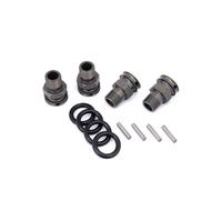 RC Pièces Voiture Compatible avec Losi 5ive-t pour Rofun pour Rovan LT pour King Motor X2 1/5 RC Voiture Pièces Upgrade Arbre Extension Hexagone Moyeu Roue Avant Arrière Set 4pcs