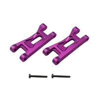 RC Pièces Voiture Compatible avec Losi Micro B T 1/24 RC Bras De Suspension Avant en Aluminium, Pièces Mise À Niveau Voiture, Accessoires Remplacement(Purple)