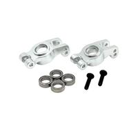 RC Pièces Voiture Compatible avec MJX 10303 10304 1/10 RC Voiture Pièces Upgrade Roulement Arrière en Métal Type Coupelle(Silver)