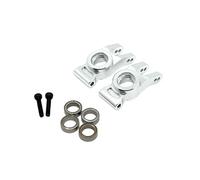 RC Pièces Voiture Compatible avec MJX 14207 14208 1/14 RC Voiture Pièces Upgrade Roulement Arrière en Métal Type Coupelle(Silver)