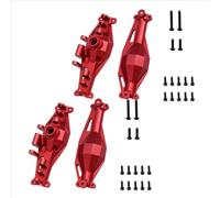 RC Pièces Voiture Compatible avec MJX H12Y 1/12, Pièces De Mise À Niveau Voiture Télécommandée, Accessoires Modification Kit Boîtier D'essieu Avant Et Arrière en Aluminium