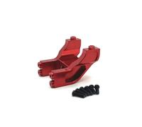 RC Pièces Voiture Compatible avec MJX pour Hyper Go 14209 pour 14210 1/14 RC Voiture Pièces Upgrade Support De Montage Aileron Arrière Métal(Red)