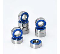 RC Pièces Voiture Compatible avec RC Voiture Pièces Upgrade 10PCS Caoutchouc Scellé MR115 2RS 5x11x4mm Roulement À Billes