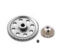 RC Pièces Voiture Compatible avec Redcat pour Volcano pour EPX pour HSP 94111 1/10 RC Voiture Pièces Engrenage Droit Principal Métallique Différentiel Acier 64T De Moteur 29T