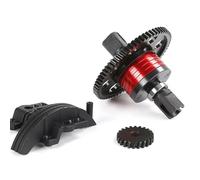 RC Pièces Voiture Compatible avec Rofun pour Rovan F5 1/5 RC Voiture Pièces Upgrade Kit Pignons Différentiel Central en Acier Trempé 65T / 22T(Red)