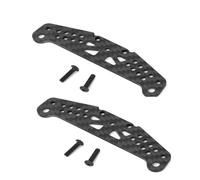 RC Pièces Voiture Compatible avec Tamiya 1/10 Pièces De Mise À Niveau Voiture pour TT01 RC, Support D'amortisseur en Fiber Carbone pour Dureté Universelle Renforcée