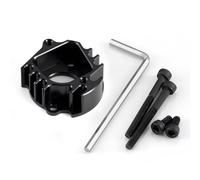 RC Pièces Voiture Compatible avec Tamiya 1/12 RC Monster Truck, Pièces De Mise À Niveau, Accessoires De Remplacement, Moteur en Alliage D'aluminium, Support Fixe(Black)