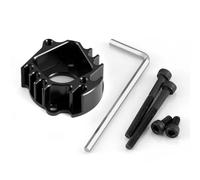 RC Pièces Voiture Compatible avec Tamiya 1/12 RC, Pièces De Mise À Niveau De Voiture, Accessoires De Remplacement, Moteur en Alliage D'aluminium, Support Fixe(Black)