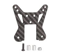 RC Pièces Voiture Compatible avec Tamiya Bigwig 2017 1/10 RC Camion Pièces Upgrade Support Tour Amortisseur Arrière Motif Fibre De Carbone