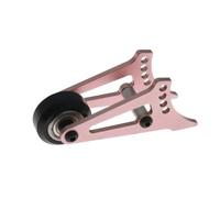 RC Pièces Voiture Compatible avec Tamiya Boîte À Déjeuner CW 01 1/12 RC, Pièces De Mise Niveau Voiture, Stabilisateur Arrière Réglable, Kit Roues en Barre Métallique(Pink,A)